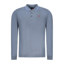 Polo homme à manches longues, Norvège 1963, bleu