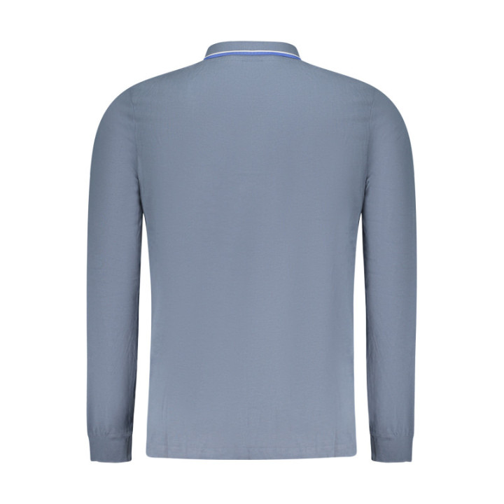 Polo homme à manches longues, Norvège 1963, bleu