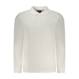 Polo blanc à manches longues pour homme, Norvège 1963