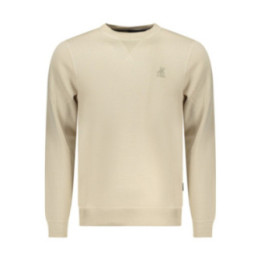 SWEAT-SHIRT BEIGE À FERMETURE ÉCLAIR POUR HOMME US GRAND