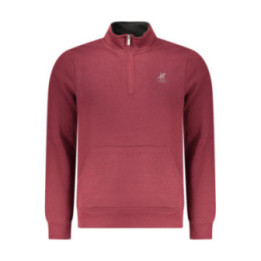 SWEAT-SHIRT ROUGE À FERMETURE ÉCLAIR POUR HOMME US GRAND