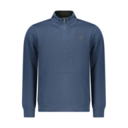 SWEAT-SHIRT BLEU À FERMETURE ÉCLAIR POUR HOMME US GRAND