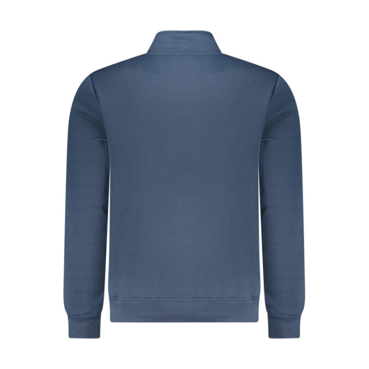 SWEAT-SHIRT BLEU À FERMETURE ÉCLAIR POUR HOMME US GRAND
