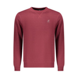SWEAT-SHIRT ROUGE À FERMETURE ÉCLAIR POUR HOMME US GRAND