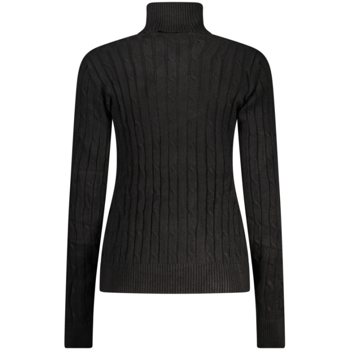 PULL NOIR POUR FEMME NORVÈGE 1963