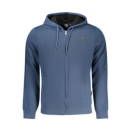 SWEAT-SHIRT BLEU À FERMETURE ÉCLAIR POUR HOMME US GRAND