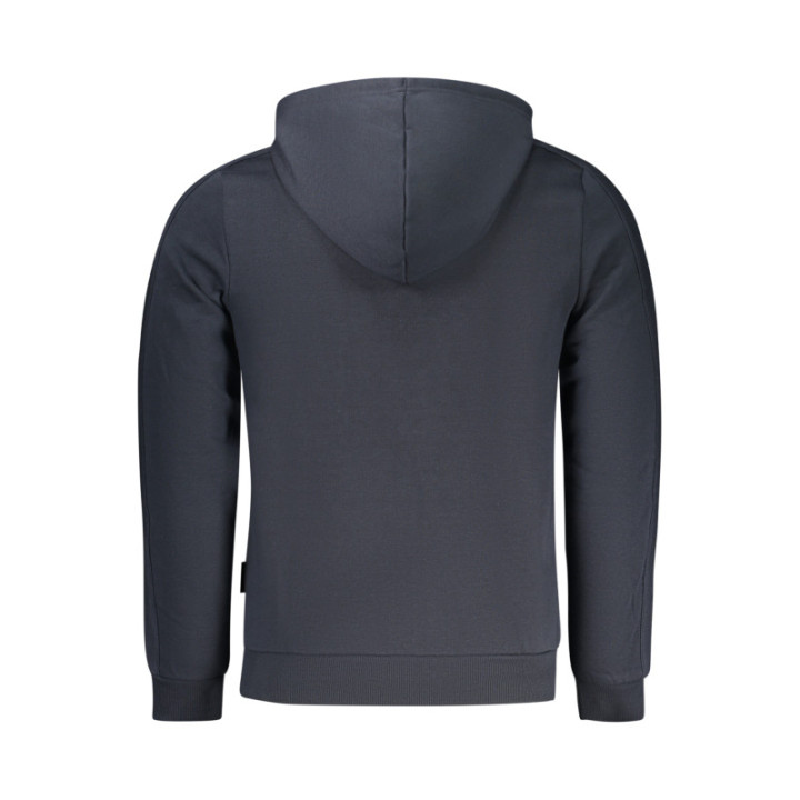 SWEAT-SHIRT BLEU À FERMETURE ÉCLAIR POUR HOMME US GRAND