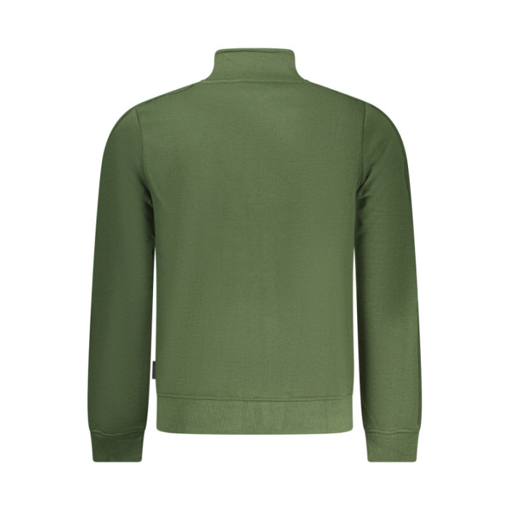 SWEAT-SHIRT VERT À FERMETURE ÉCLAIR POUR HOMME US GRAND