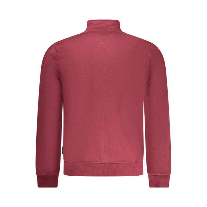 SWEAT-SHIRT FERMETURE ÉCLAIR ROUGE POUR HOMME US GRAND