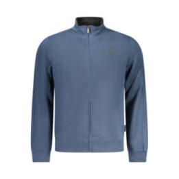 SWEAT-SHIRT BLEU À FERMETURE ÉCLAIR POUR HOMME US GRAND