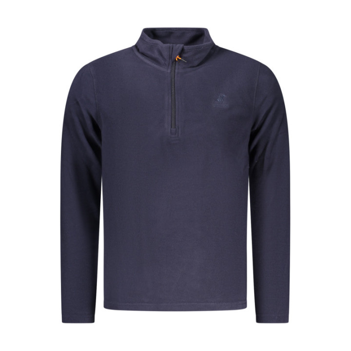 SWEAT-SHIRT BLEU À FERMETURE ÉCLAIR POUR HOMME US GRAND