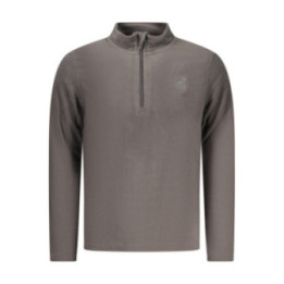 SWEAT-SHIRT GRIS À FERMETURE ÉCLAIR POUR HOMME US GRAND