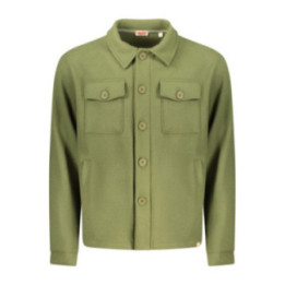 CHEMISE À MANCHES LONGUES VERTE POUR HOMME AVEC MOTIF DE FUSIL