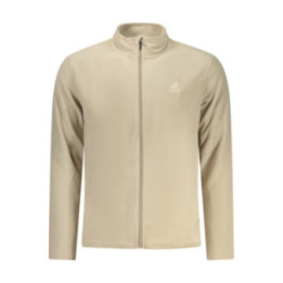 SWEAT-SHIRT BEIGE À FERMETURE ÉCLAIR POUR HOMME US GRAND