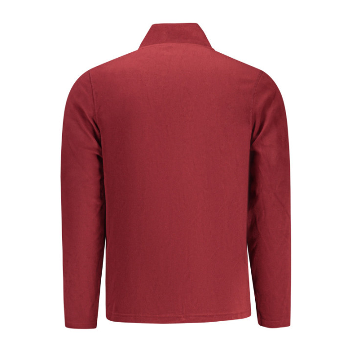 SWEAT-SHIRT FERMETURE ÉCLAIR ROUGE POUR HOMME US GRAND