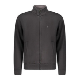 SWEAT-SHIRT NOIR À FERMETURE ÉCLAIR POUR HOMME COVERI MOVING