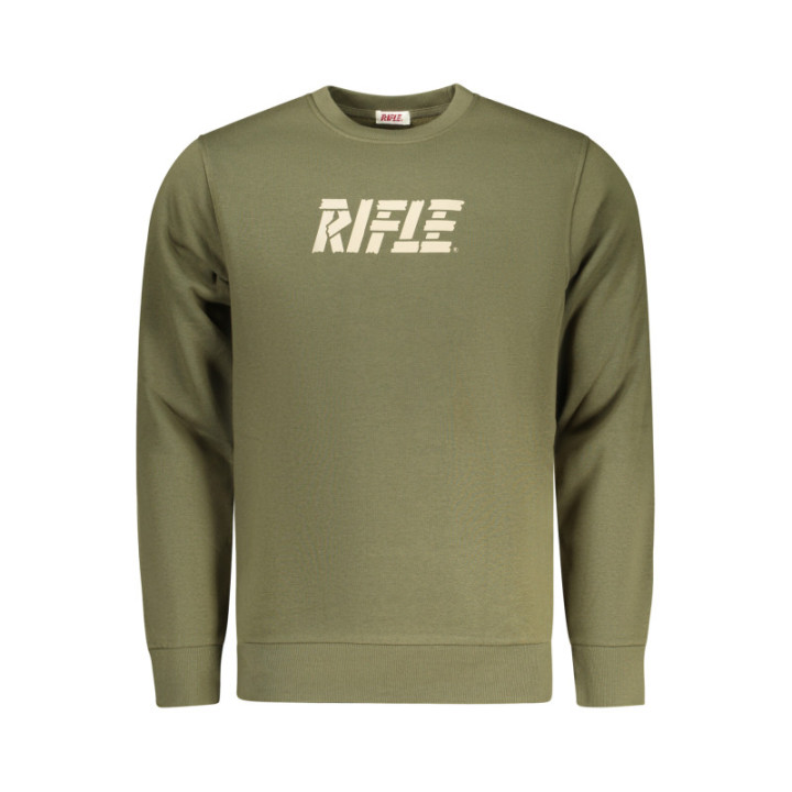 SWEAT-SHIRT FERMETURE ÉCLAIR VERT POUR HOMME RIFLE