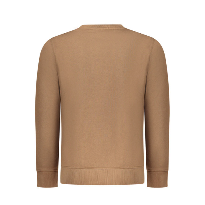 SWEAT-SHIRT FERMETURE ÉCLAIR POUR HOMME RIFLE MARRON