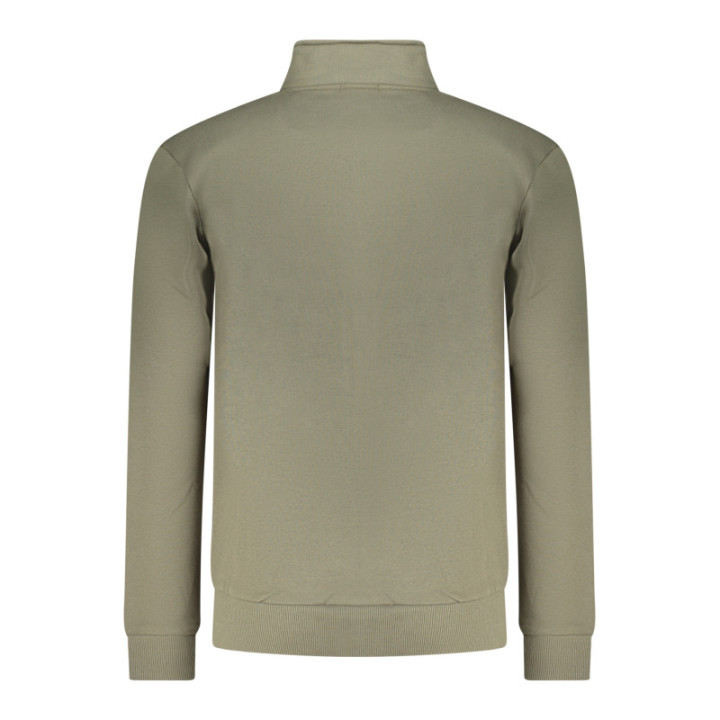 SWEAT-SHIRT FERMETURE ÉCLAIR COVERI MOVING POUR HOMME, VERT
