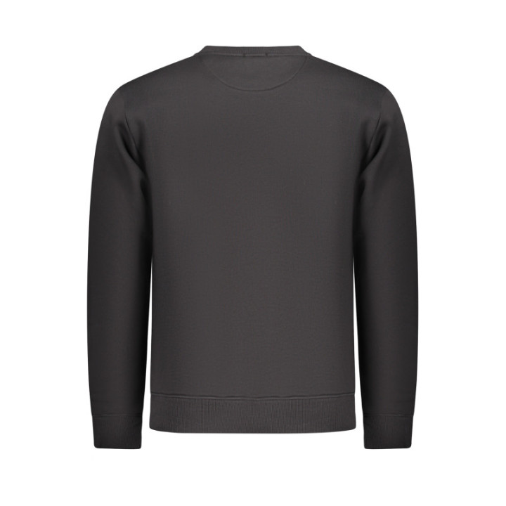 SWEAT-SHIRT NOIR À FERMETURE ÉCLAIR POUR HOMME COVERI MOVING
