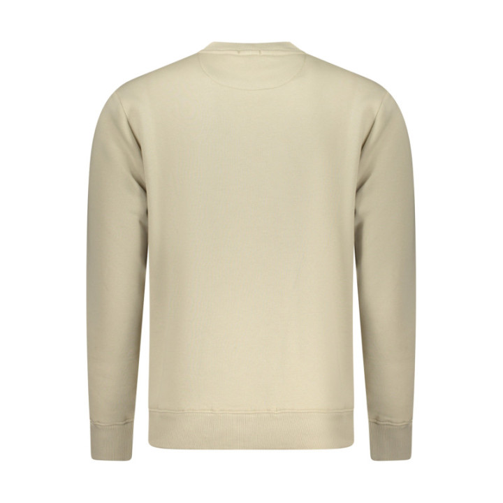 SWEAT-SHIRT SANS ZIP POUR HOMME COVERI MOVING, BEIGE