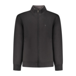 SWEAT-SHIRT NOIR À FERMETURE ÉCLAIR POUR HOMME COVERI MOVING