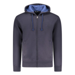 SWEAT-SHIRT BLEU À FERMETURE ÉCLAIR POUR HOMME COVERI MOVING