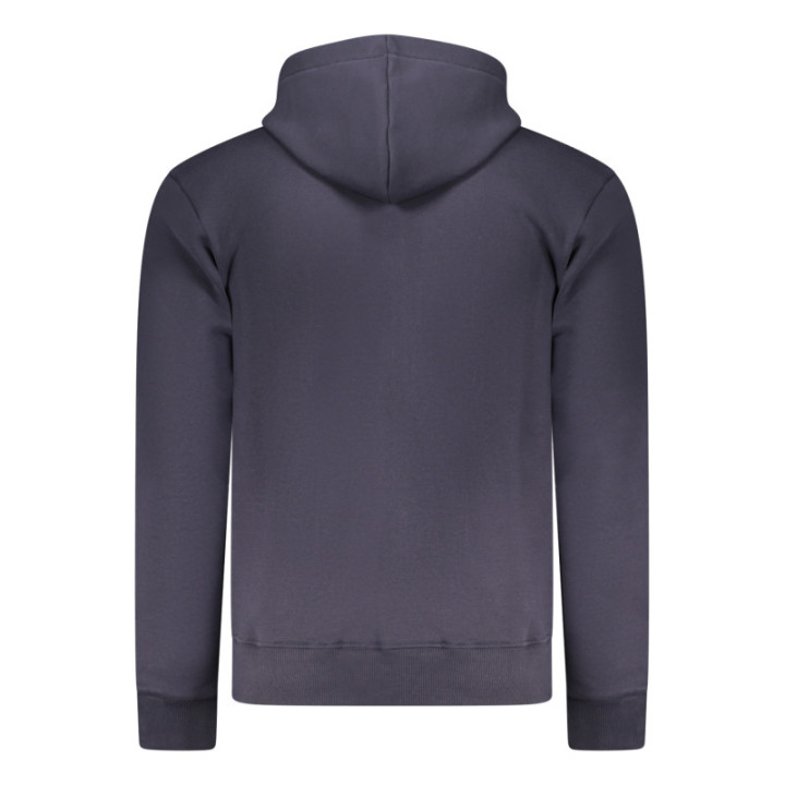 SWEAT-SHIRT BLEU À FERMETURE ÉCLAIR POUR HOMME COVERI MOVING