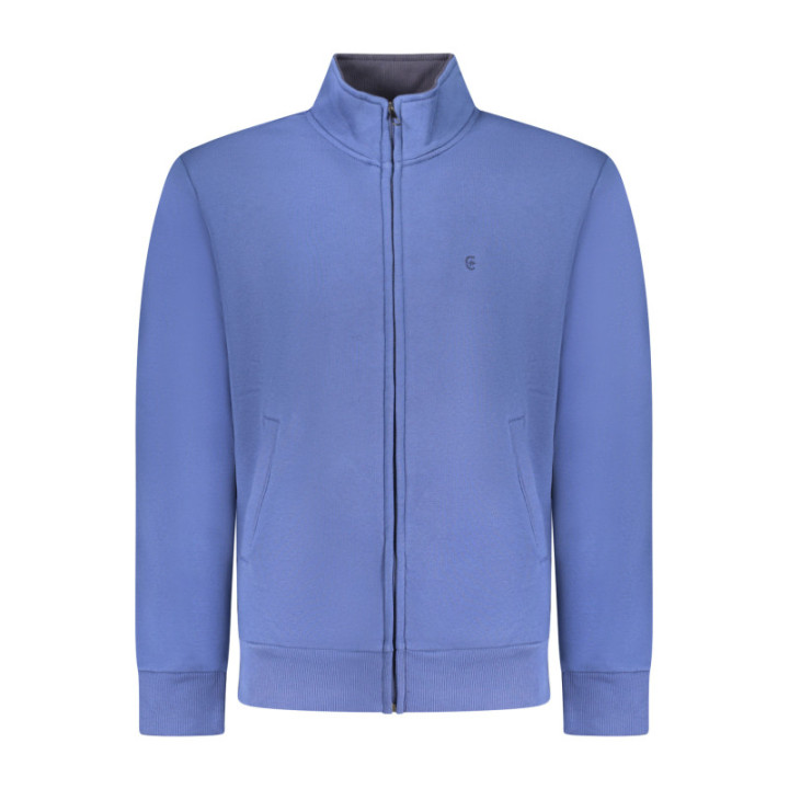 SWEAT-SHIRT BLEU À FERMETURE ÉCLAIR POUR HOMME COVERI MOVING