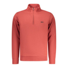 SWEAT-SHIRT FERMETURE ÉCLAIR ROUGE POUR HOMME