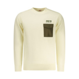 SWEAT-SHIRT BLANC À FERMETURE ÉCLAIR RIFLE POUR HOMME