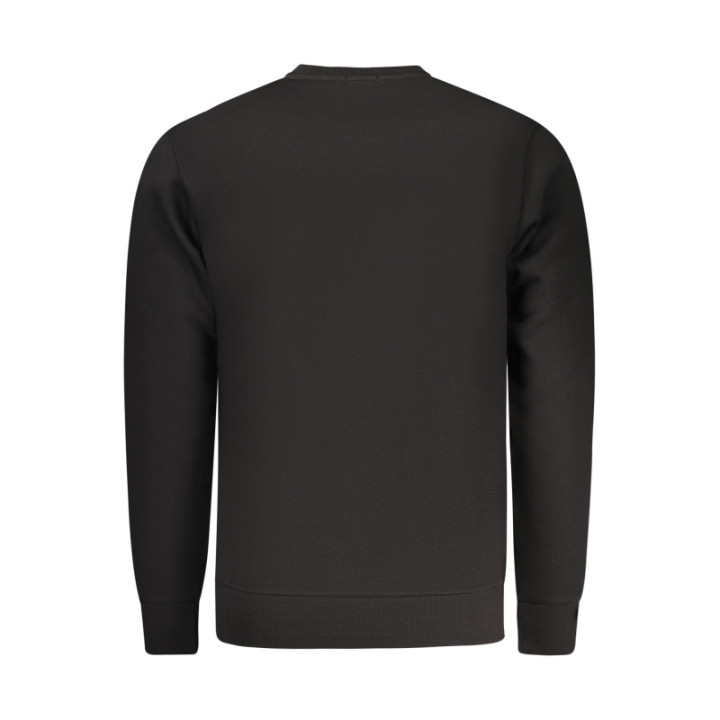 SWEAT-SHIRT NOIR À FERMETURE ÉCLAIR POUR HOMME RIFLE