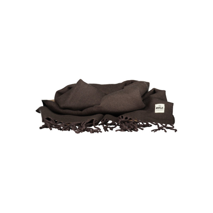 ÉCHARPE MARRON POUR HOMME À MOTIFS DE FUSIL