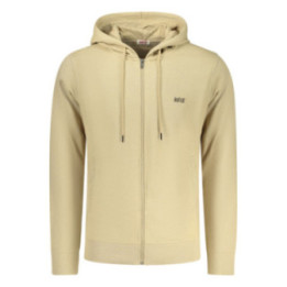 SWEAT-SHIRT ZIPPÉ HOMME BEIGE
