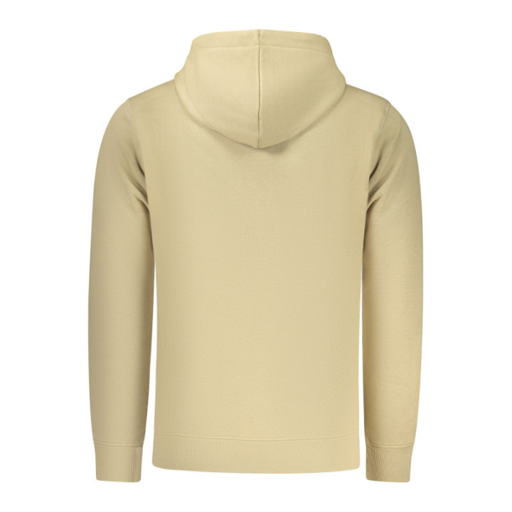 SWEAT-SHIRT ZIPPÉ HOMME BEIGE