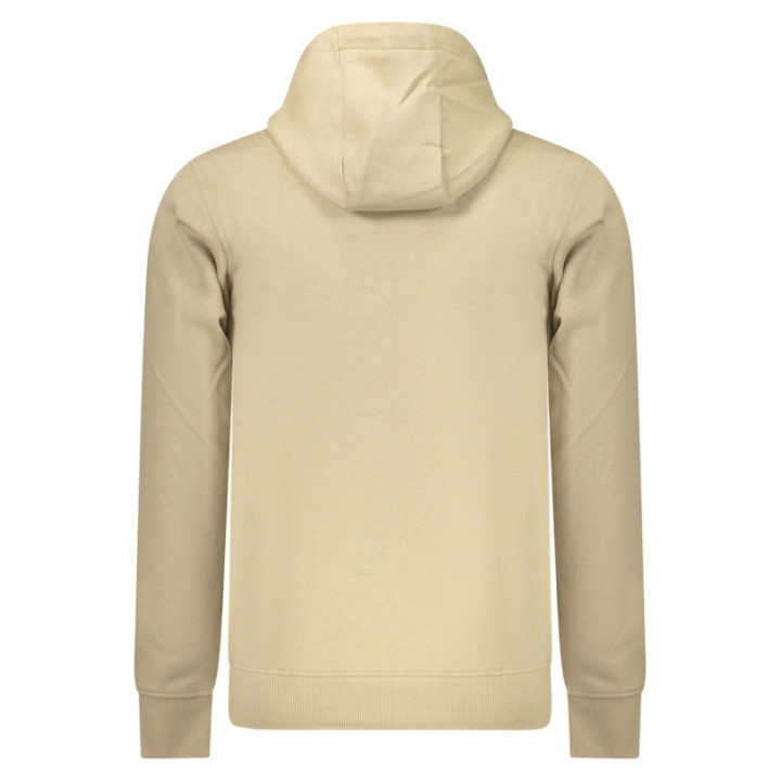 SWEAT-SHIRT ZIPPÉ HOMME BEIGE