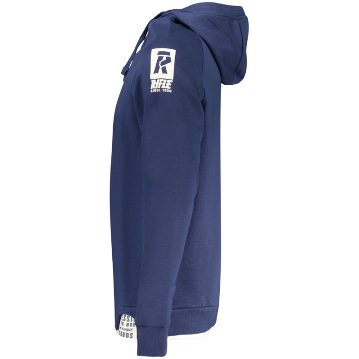 SWEAT-SHIRT FERMETURE ÉCLAIR POUR HOMME RIFLE BLEU