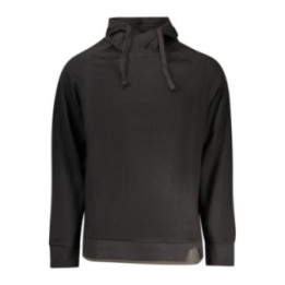 SWEAT-SHIRT NOIR À FERMETURE ÉCLAIR POUR HOMME RIFLE