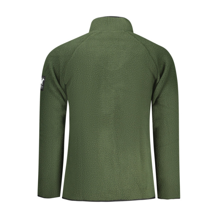 SWEAT-SHIRT VERT À FERMETURE ÉCLAIR POUR HOMME US GRAND