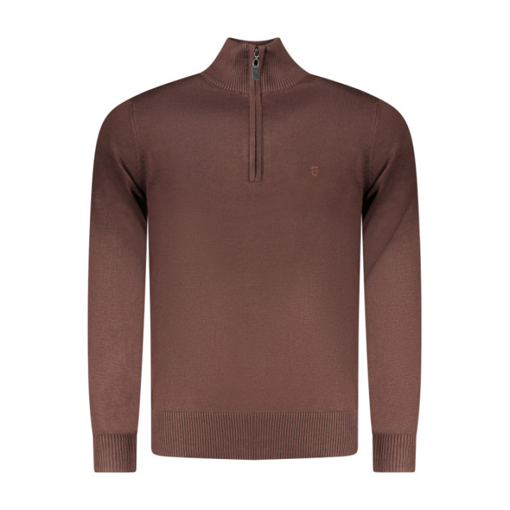 PULL MARRON POUR HOMME COVERI MOVING