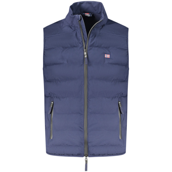 NORVÈGE 1963 VESTE BLEUE SANS MANCHES POUR HOMME