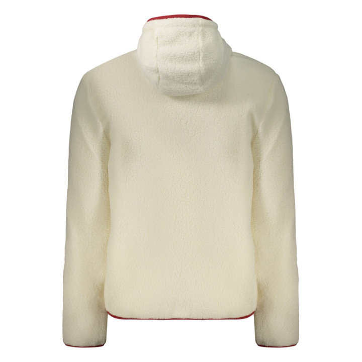 SWEAT-SHIRT BLANC À FERMETURE ÉCLAIR POUR HOMME NORVÈGE 1963