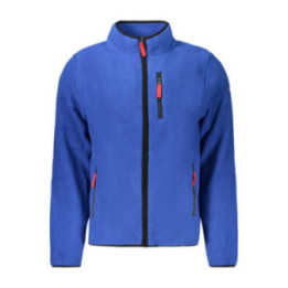 SWEAT-SHIRT BLEU À FERMETURE ÉCLAIR POUR HOMME NORVÈGE 1963