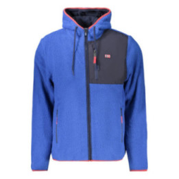 SWEAT-SHIRT BLEU À FERMETURE ÉCLAIR POUR HOMME NORVÈGE 1963