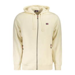 SWEAT-SHIRT BLANC À FERMETURE ÉCLAIR POUR HOMME NORVÈGE 1963