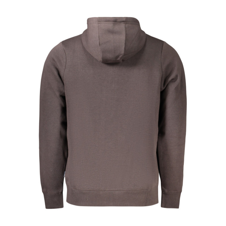 SWEAT-SHIRT MARRON À FERMETURE ÉCLAIR POUR HOMME NORVÈGE 1963