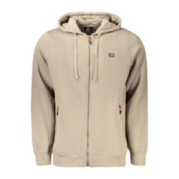 SWEAT-SHIRT MARRON À FERMETURE ÉCLAIR POUR HOMME NORVÈGE 1963