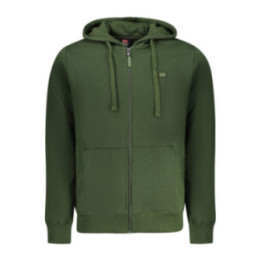 SWEAT-SHIRT VERT À FERMETURE ÉCLAIR POUR HOMME NORVÈGE 1963