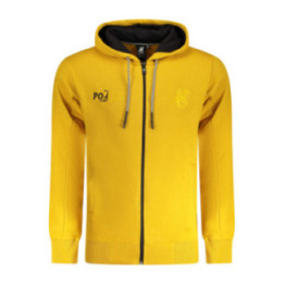 SWEAT-SHIRT JAUNE À FERMETURE ÉCLAIR POUR HOMME US GRAND