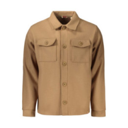 CHEMISE À MANCHES LONGUES MARRON POUR HOMME, À MOTIFS DE FUSIL